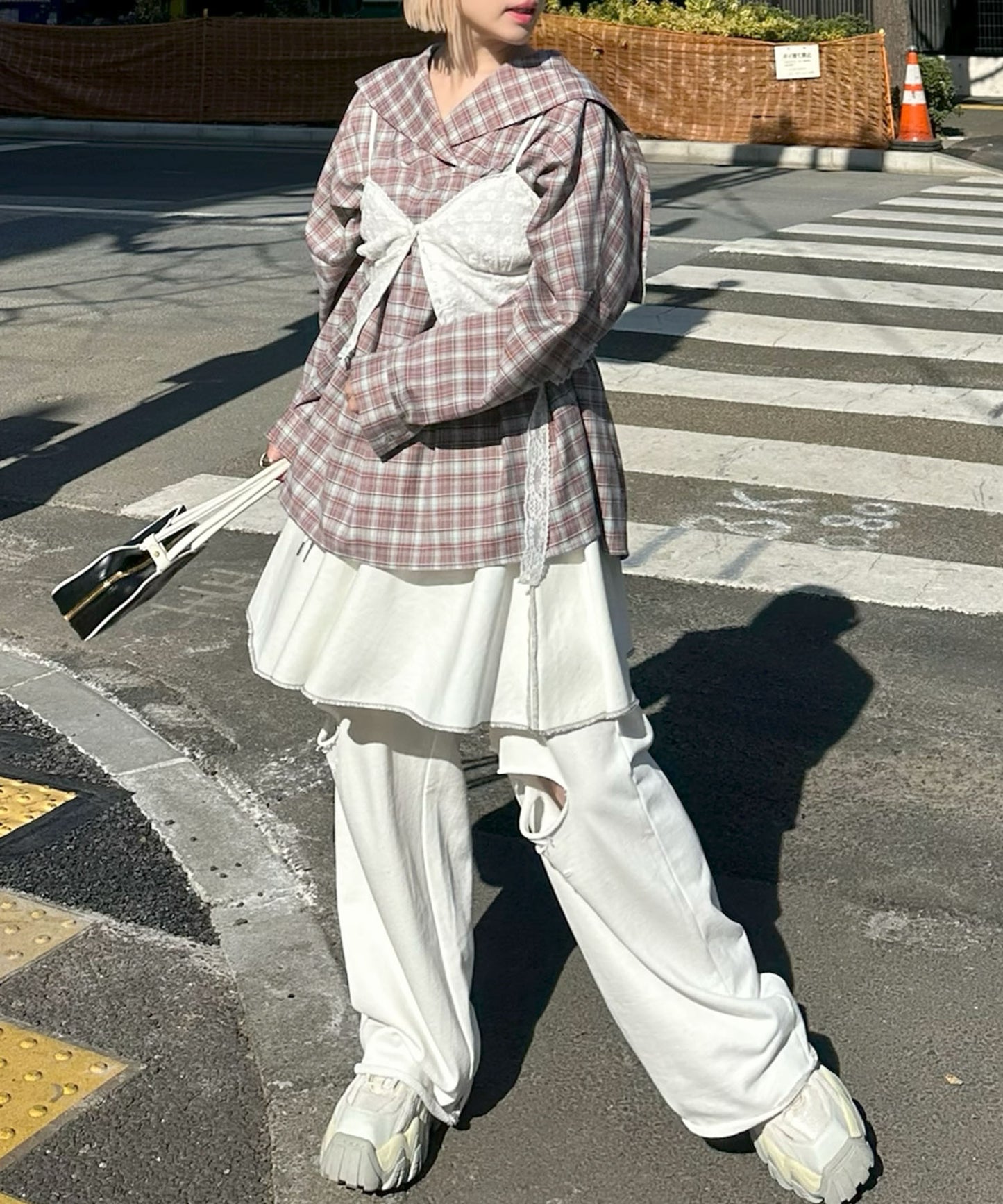 【リバイバル】メッセージセーラーシャツ【サックスブルー系】