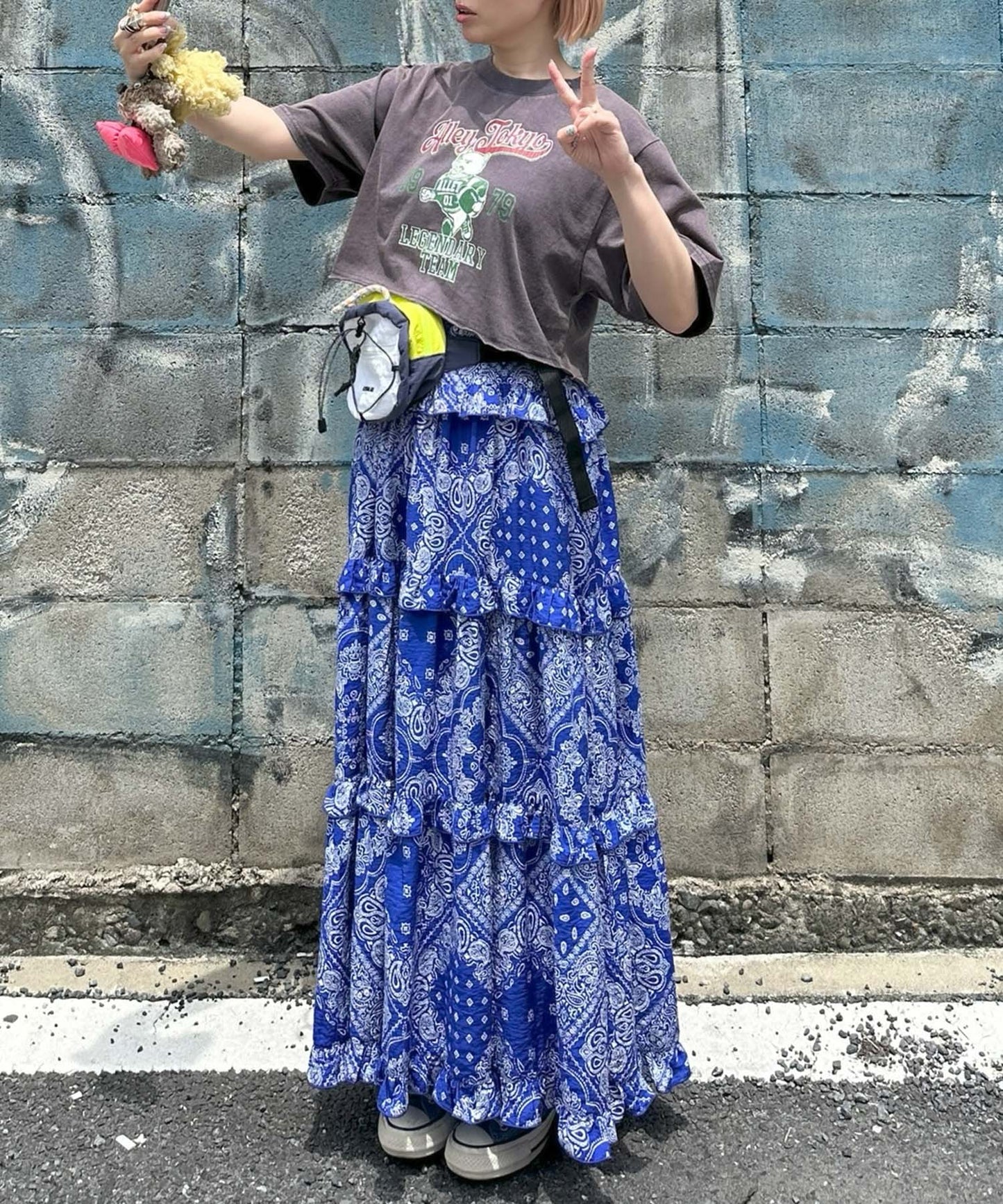 ヴィンテージ感強めなドッグ＆アイスT【ネイビー】