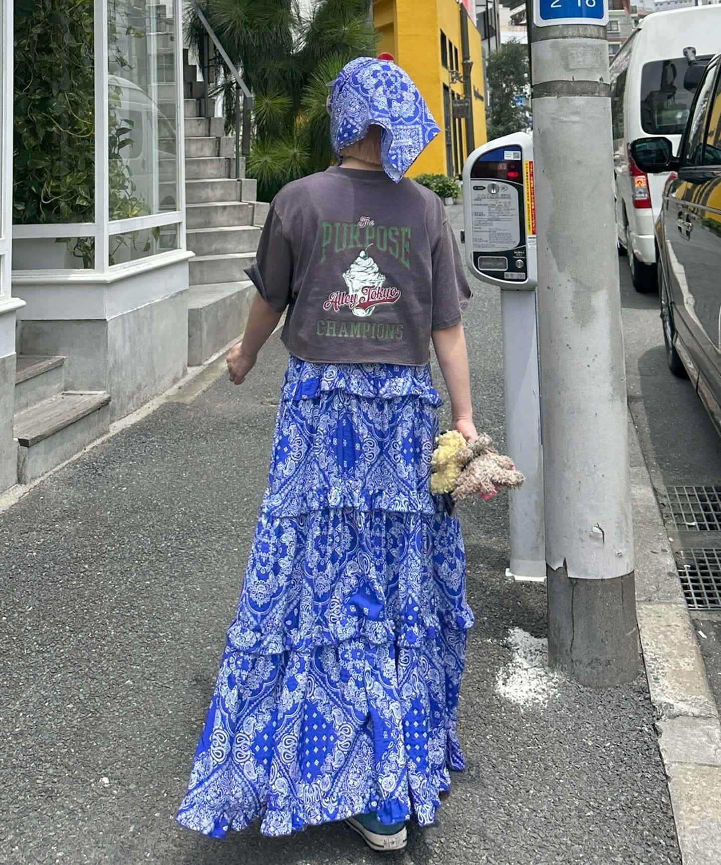 ヴィンテージ感強めなドッグ＆アイスT【ネイビー】