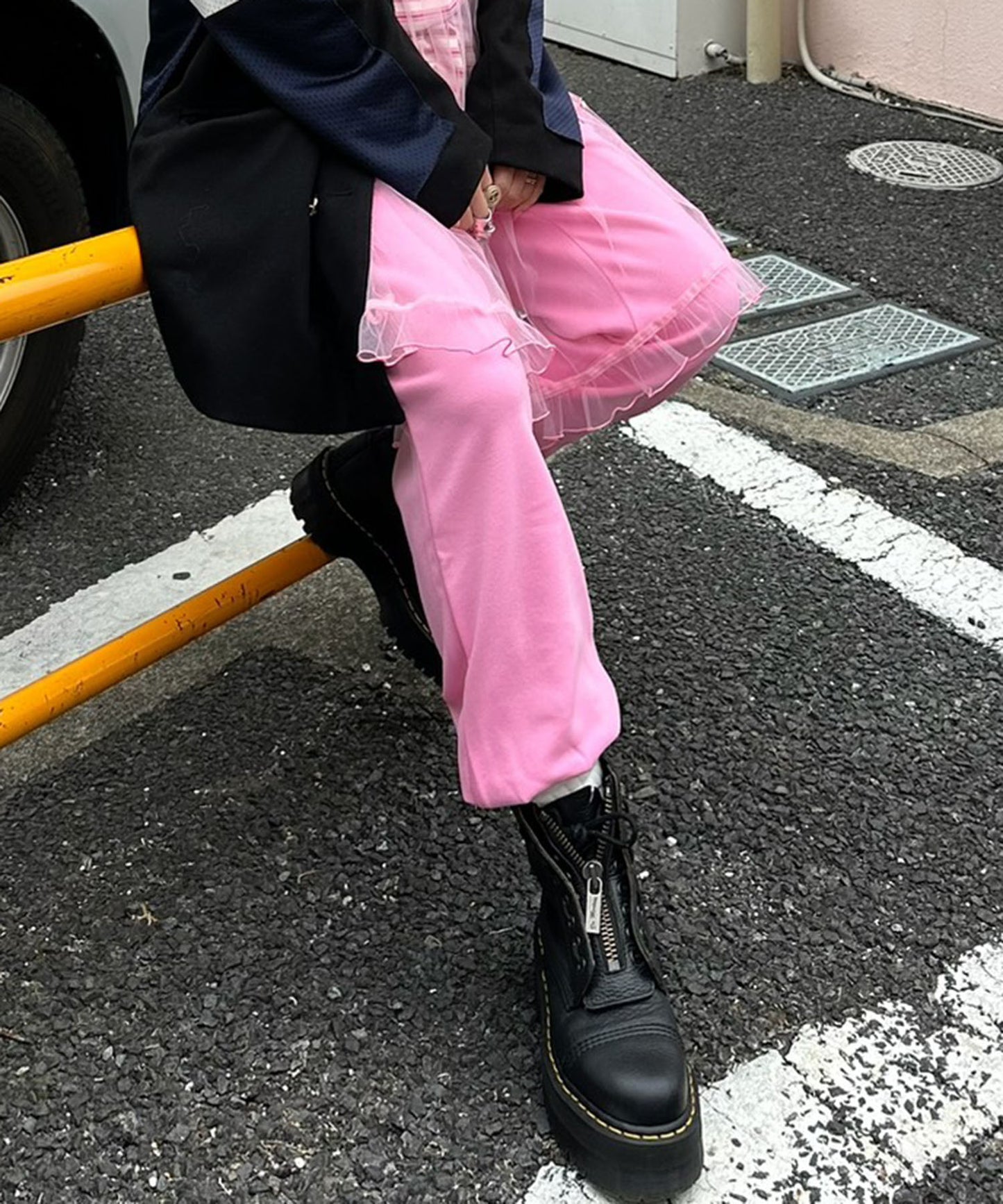 カラフルイージーパンツ【ピンク】