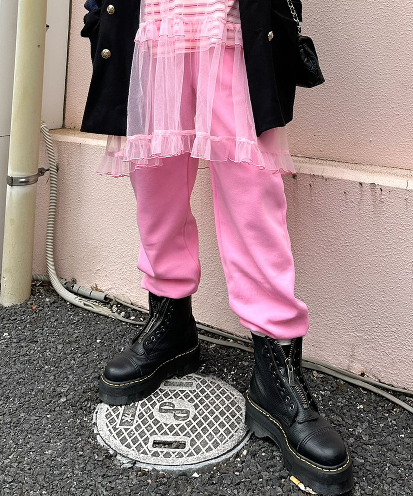 カラフルイージーパンツ【ピンク】