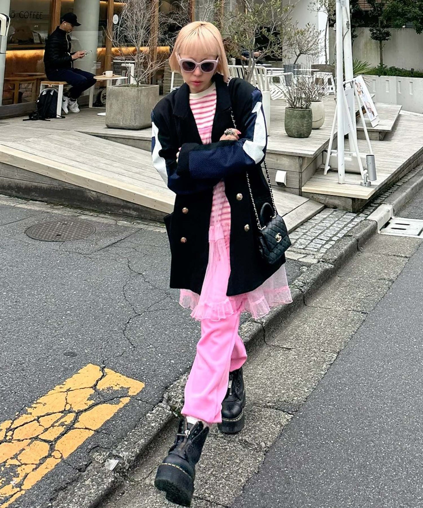 カラフルイージーパンツ【ピンク】