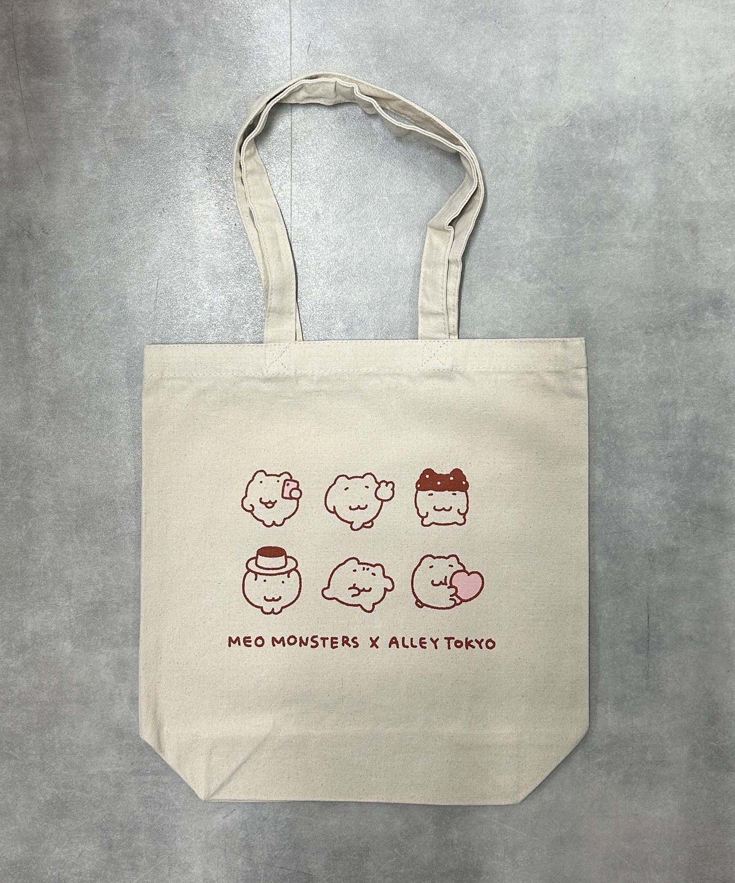 【にゃんにゃんモンスターズ×ALLEY TOKYO】エコバッグ【アイボリー】