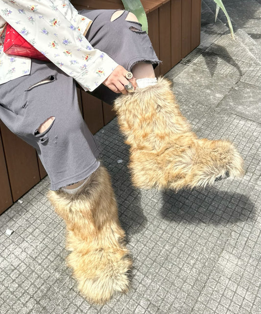 モンスターファーブーツ【ベージュ】
