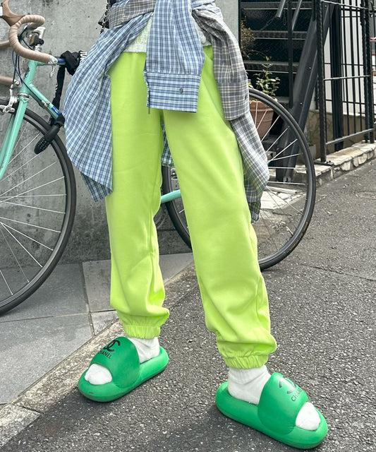 カラフルイージーパンツ【グリーン】