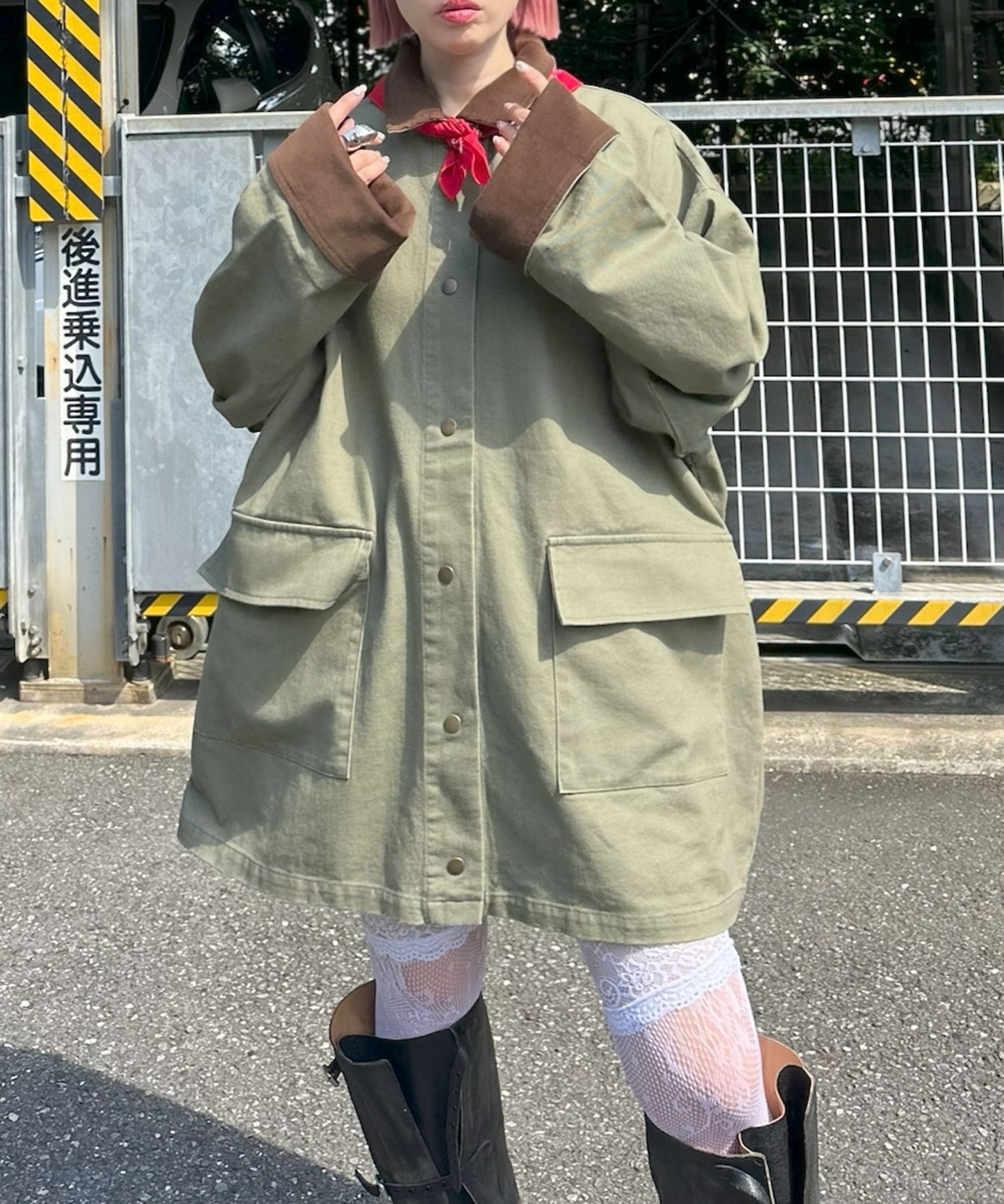 モンスターカバーオール【カーキ】